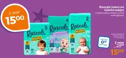 Trekpleister Rascals luiers en luierbroekjes aanbieding