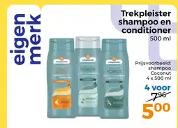 Trekpleister Trekpleister shampoo en conditioner aanbieding