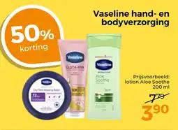 Trekpleister Vaseline hand en bodyverzorging aanbieding
