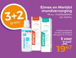 Trekpleister Elmex en Meridol mondverzorging aanbieding