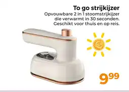 Trekpleister To go strijkijzer aanbieding