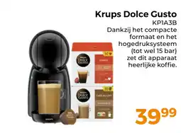 Trekpleister Krups Dolce Gusto KP1A3B aanbieding