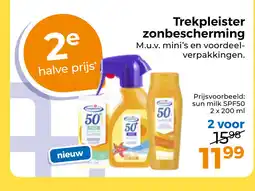 Trekpleister Trekpleister zonbescherming aanbieding
