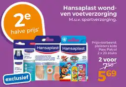Trekpleister Hansaplast wondven voetverzorging aanbieding