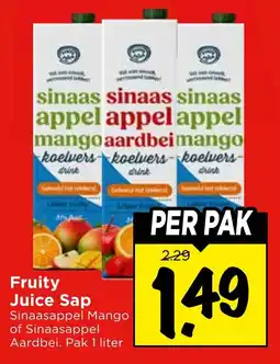 Vomar Voordeelmarkt Fruity Juice Sap aanbieding