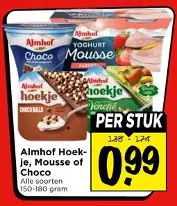 Vomar Voordeelmarkt Almhof Hoekje, Mousse of Choco aanbieding