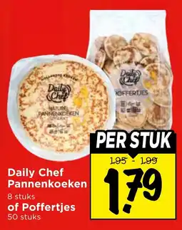 Vomar Voordeelmarkt Daily Chef Pannenkoeken of Poffertjes aanbieding