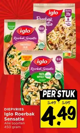 Vomar Voordeelmarkt Alle Iglo Roerbak Sensatie aanbieding