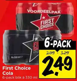 Vomar Voordeelmarkt First Choice Cola aanbieding