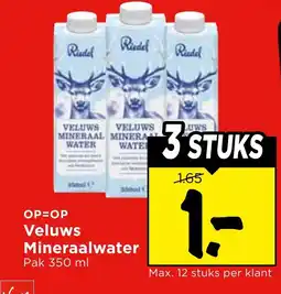 Vomar Voordeelmarkt Veluws Mineraalwater aanbieding