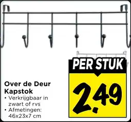 Vomar Voordeelmarkt Over de Deur Kapstok aanbieding
