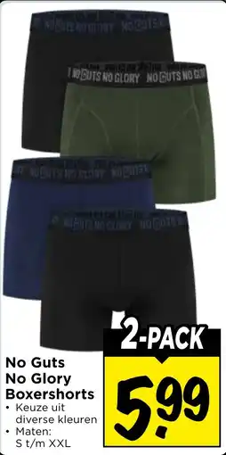 Vomar Voordeelmarkt No Guts No Glory Boxershorts aanbieding