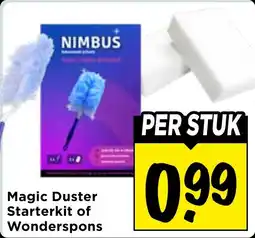 Vomar Voordeelmarkt Magic Duster Starterkit of Wonderspons aanbieding
