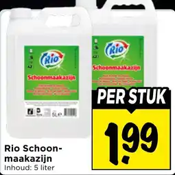Vomar Voordeelmarkt Rio Schoonmaakazijn aanbieding