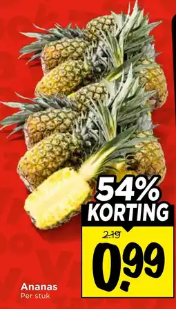 Vomar Voordeelmarkt Ananas aanbieding
