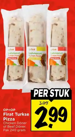 Vomar Voordeelmarkt Firat Turkse Pizza aanbieding