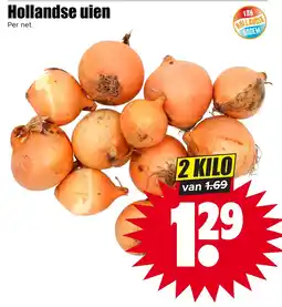 Dirk Hollandse uien aanbieding