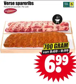 Dirk de Vleeschmeesters verse spareribs aanbieding