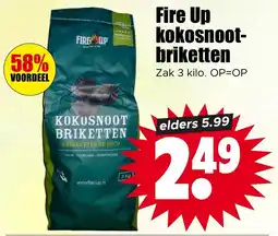 Dirk Fire Up kokosnoot-briketten aanbieding