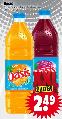 Dirk Oasis Tropical of Appel Zwarte Bes Framboos aanbieding