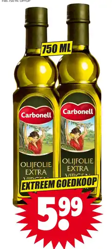 Dirk Carbonell olijfolie extra virgen aanbieding