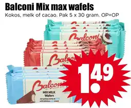Dirk Balconi Mix max wafels aanbieding