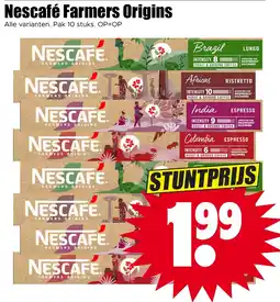 Dirk Nescafe Farmers Origins aanbieding