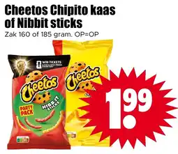 Dirk Cheetos Chipito kaas of Nibbit sticks aanbieding