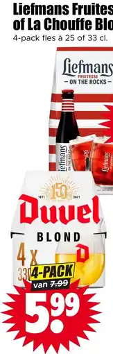 Dirk Liefmans Fruites of La Chouffe Blond aanbieding