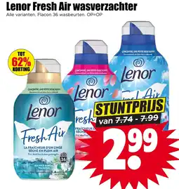 Dirk Lenor fresh air wasverzachter aanbieding