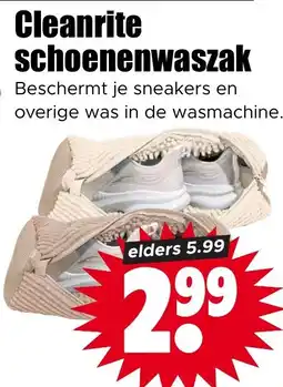 Dirk Cleanrite schoenenwaszak aanbieding