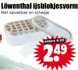 Dirk Löwenthal ijsblokjesvorm aanbieding