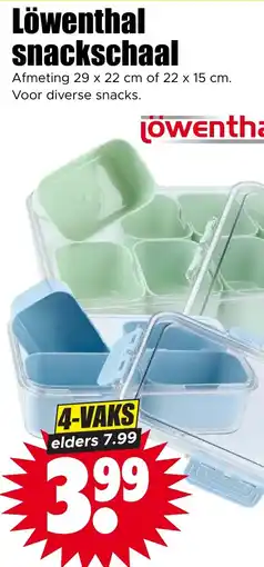 Dirk Löwenthal snackschaal aanbieding