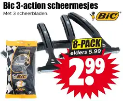 Dirk Bic 3-action scheermesjes aanbieding