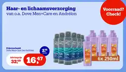 Bol.com Haar- en lichaamsverzorging van o.a. Dove Men+Care en Andrélon aanbieding