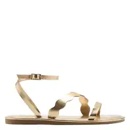 Wehkamp Mango Kids sandalen goud aanbieding