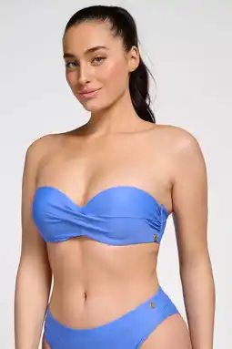 Wehkamp ten Cate Beach TC WOW voorgevormde beugel bikinitop blauw aanbieding