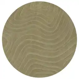 Wehkamp Flair Rugs Mesmerise Abstract Vloerkleed Wollen Cirkel aanbieding