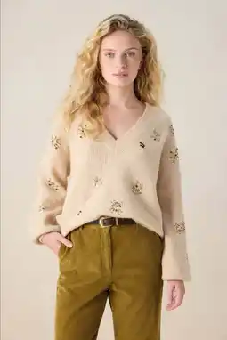 Wehkamp Sissy-Boy gebreide trui beige aanbieding