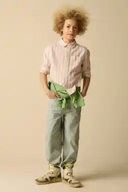 Wehkamp Sissy-Boy gestreept casual overhemd oranje aanbieding