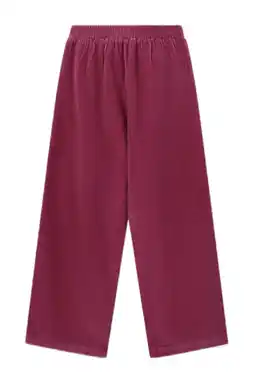Wehkamp Sissy-Boy corduroy wide leg casual broek donkerrood aanbieding