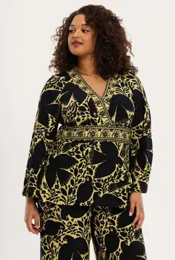 Wehkamp YOEK tuniek Plus Size - geel aanbieding