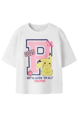 Wehkamp NAME IT KIDS Pokemon T-shirt wit aanbieding