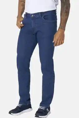 Wehkamp Jan Vanderstorm +FIT Collectie MILOR straight leg jeans Plus Size blauw aanbieding