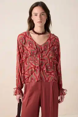 Wehkamp Sissy-Boy top rood met lurex aanbieding