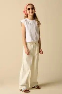 Wehkamp Sissy-Boy high waist wide leg jeans - wit aanbieding
