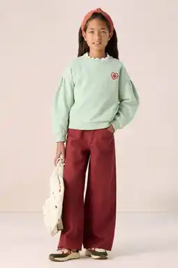 Wehkamp Sissy-Boy highwaist wide leg jeans rood aanbieding
