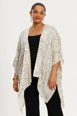 Wehkamp YOEK viscose vest Plus Size - ecru aanbieding