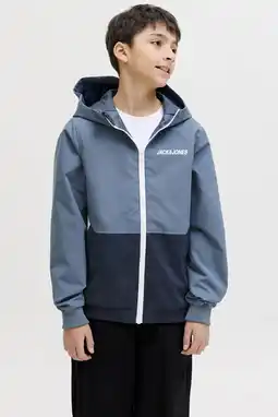 Wehkamp JACK & JONES JUNIOR zomerjas blauw/donkerblauw aanbieding