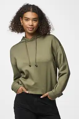 Wehkamp PIECES hoodie PCCHILLI olijfgroen aanbieding